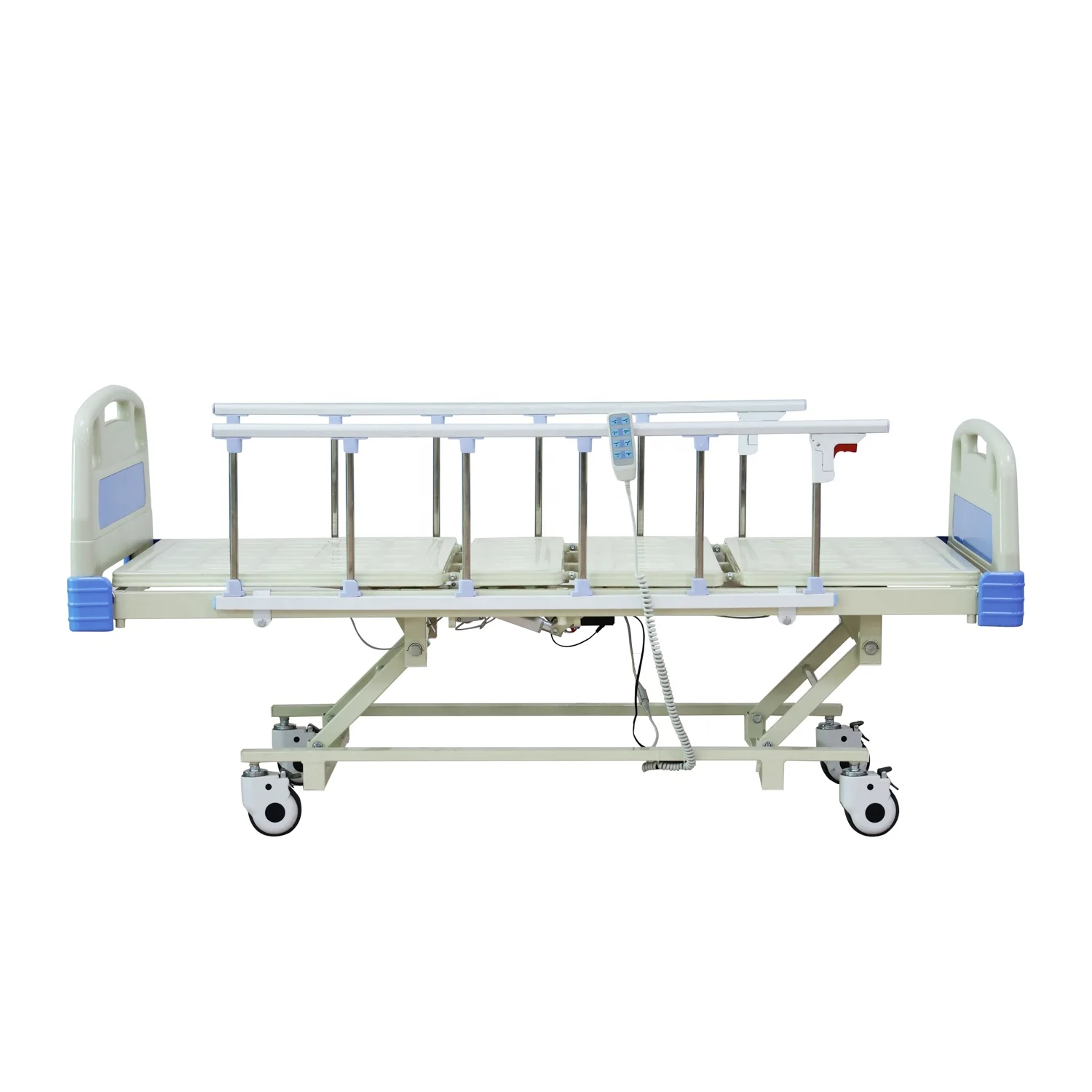 Hospital Furniture Bed Low Price Steel Sale Metal OEM Surface Electrostatic Parts Environmental Color Powder Knock Material Fit