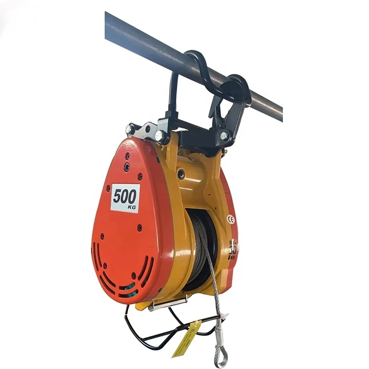 Mini Electric Winch Small Crane 160 kg Mini Wire Rope Hoist