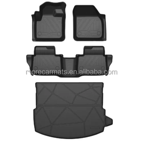 3d 5d автомобильные коврики на заказ TPE без запаха для Ford Ranger 2023