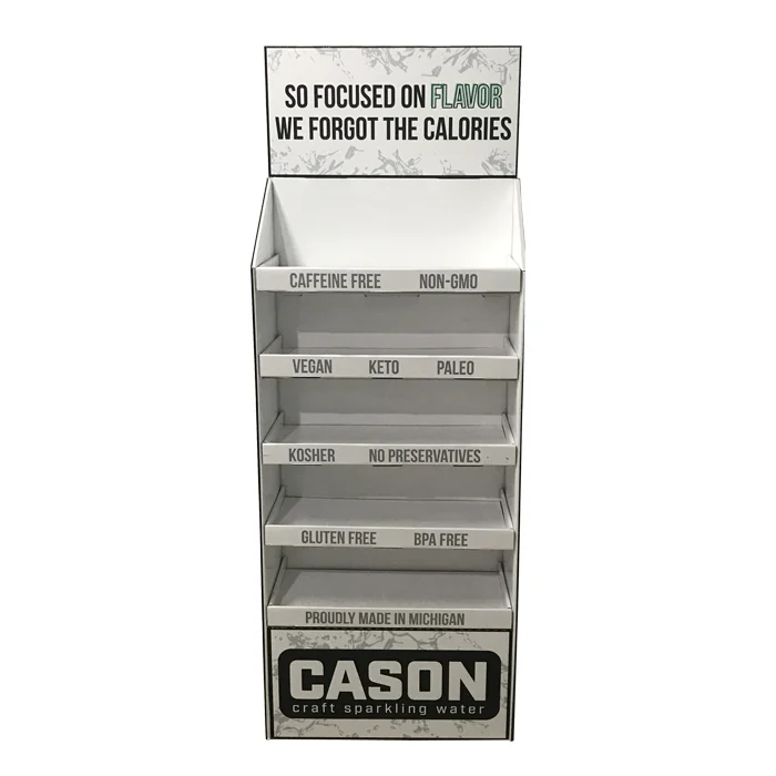 HOT Free New Custom Design High Quality Promotion Recyclable Drink Cardboard Display