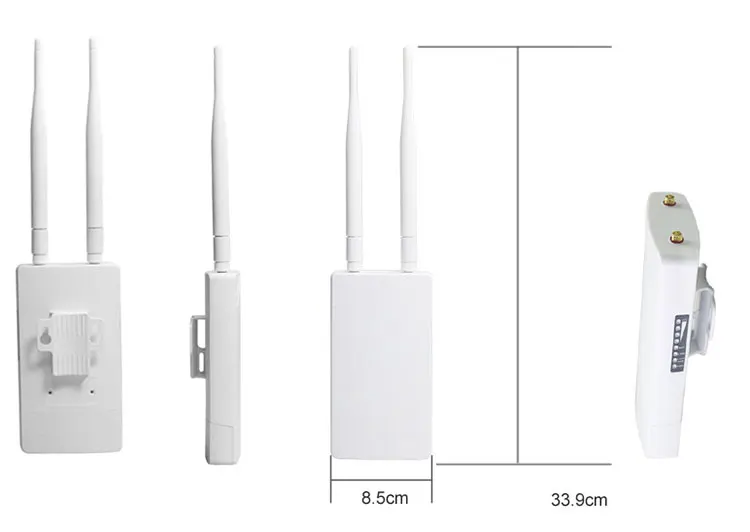 
Waterproof Outdoor 4G LTE CPE Router With lightning protection Support SIM card 