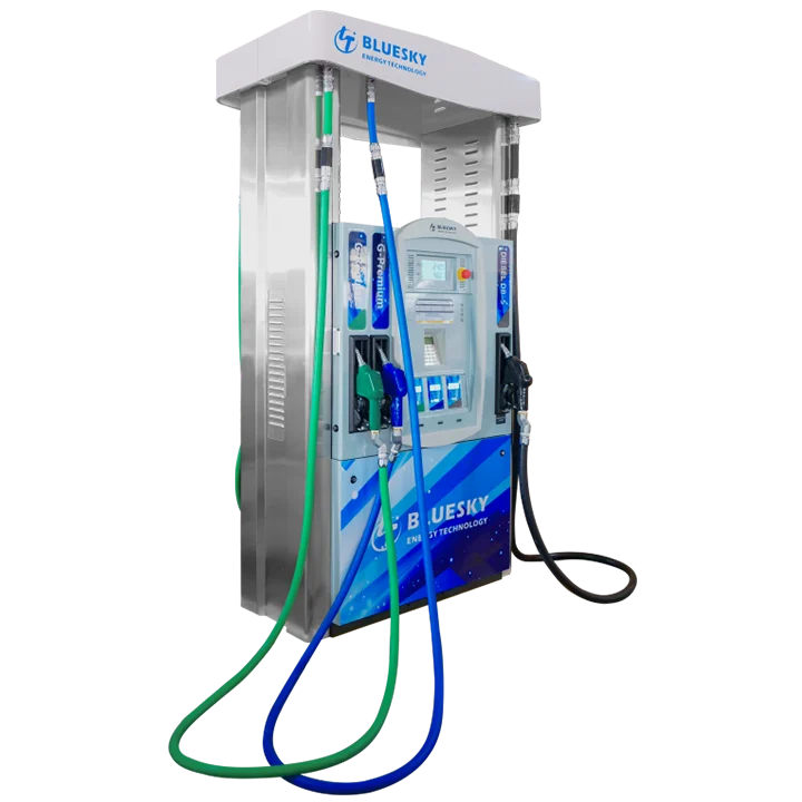 Bluesky High Quality Petrol Pump Dispenser Portable Fuel Pump 6 Nozzle Nozzle Petrol Dispenser