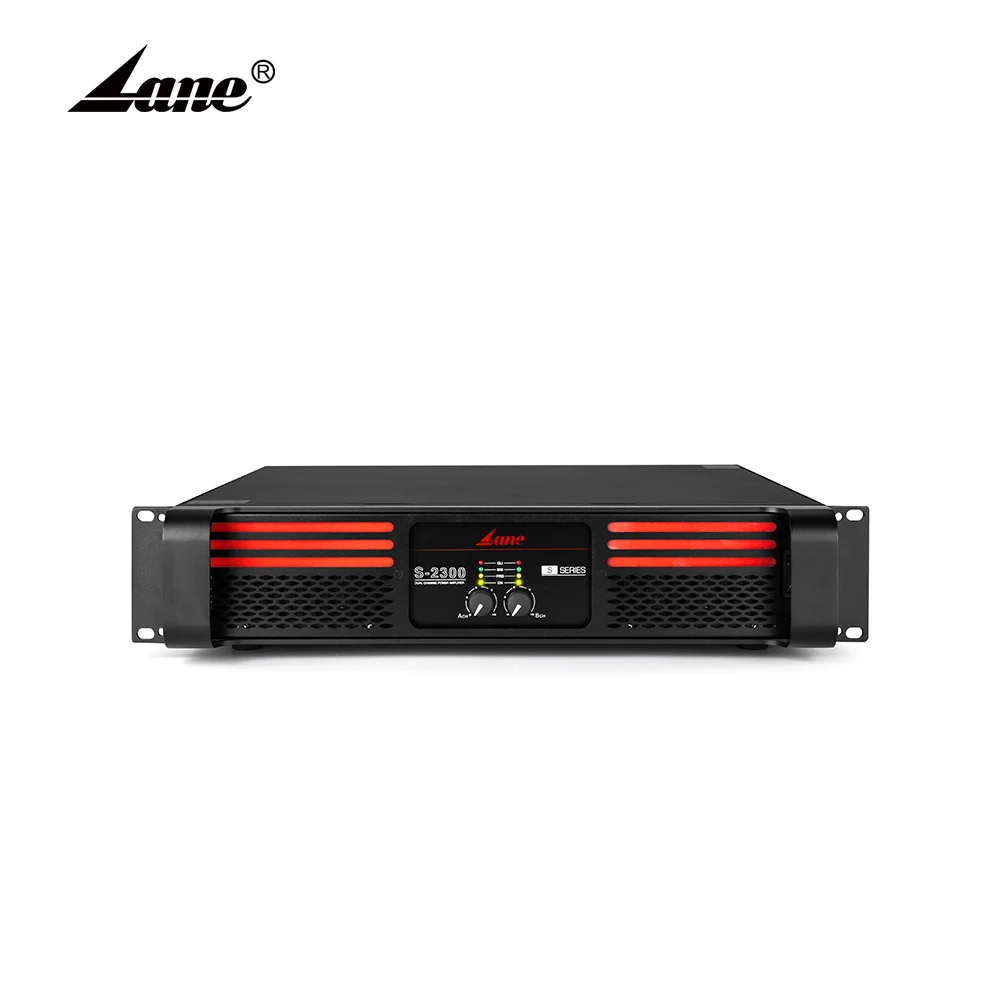 Lane S-2300 Factory Wholesale Made in China Outdoor Professional 900W 2U Class H Audio Power