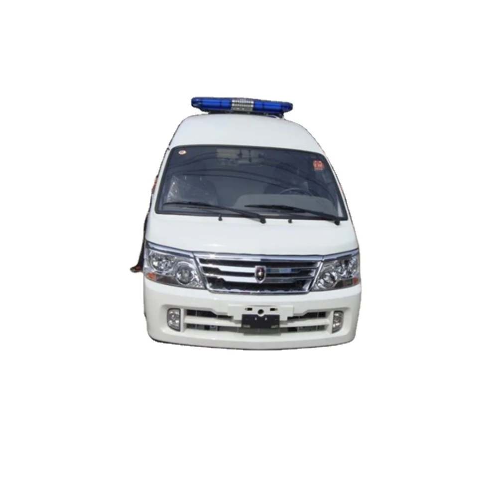 China factory sale brand new Jin Bei 4x2 gasoline ambulance truck with cheap price