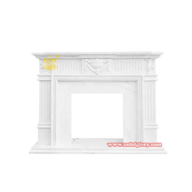 Гранитный дизайн мраморные камины Mantel электрические камины
