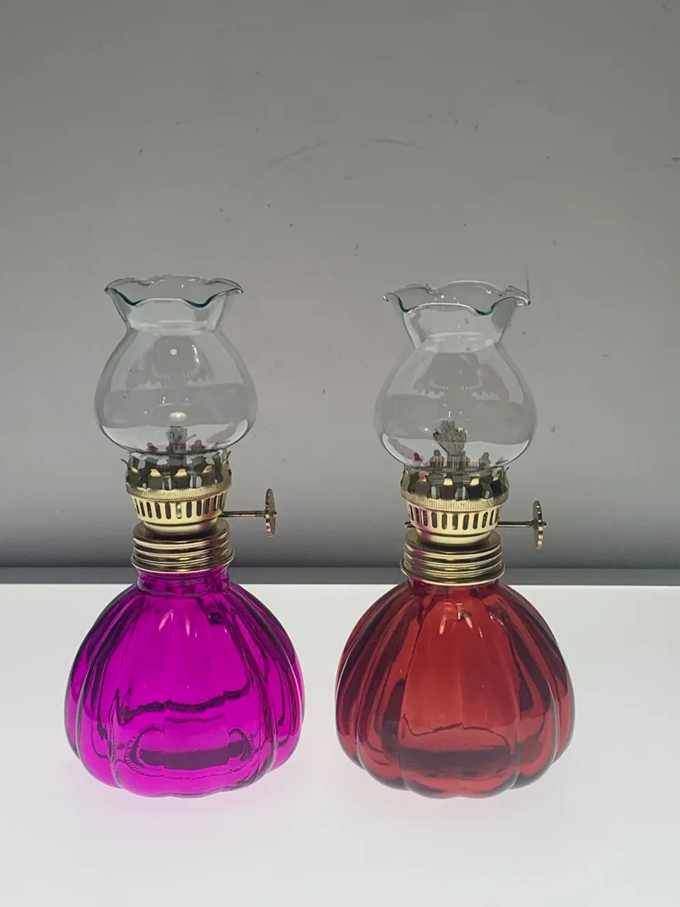 Popular modern style kerosene lamp for tabletop candlestick decoration