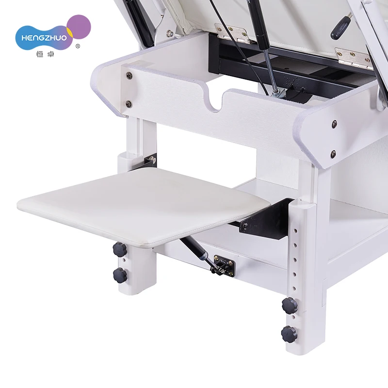 Luxury Design Wooden Massage Table with iPad Rack for Beauty Salon Thai Spa Bed Commercial Furniture Professional Manufacturer