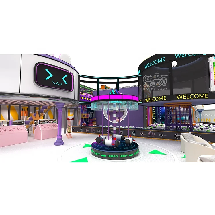 400sqm Science theme indoor playground manufacturer funny soft kids playground commercial indoor playground