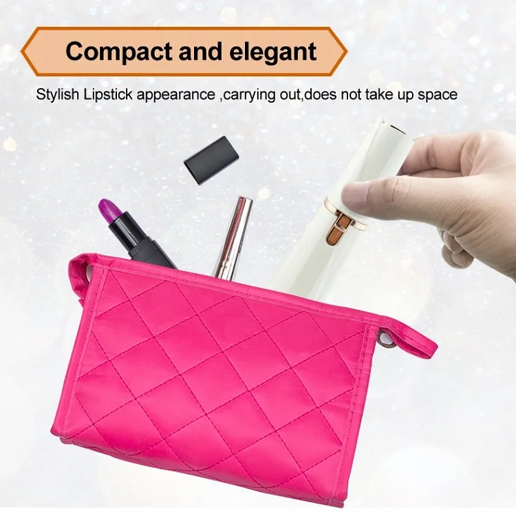 
Rotating type lipstick shape whole body fine hair trimmer usb electric eyebrow hair remover Lady Shaver 