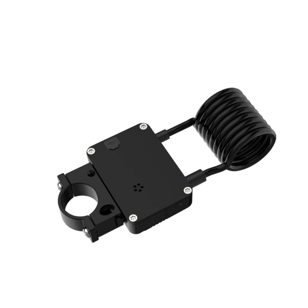 CE FCC IP66 700mAh polymer lithium battery solar auto charging bike steel cable lock with app cable lock system for bicycle