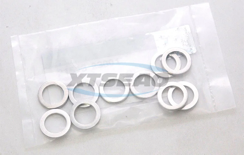 XTSEAO 21513-23001 21513-23000 2151323001 2151323000 for ki a Hyunda i  14*20 *2 mm  flat washer  Aluminum Gasket