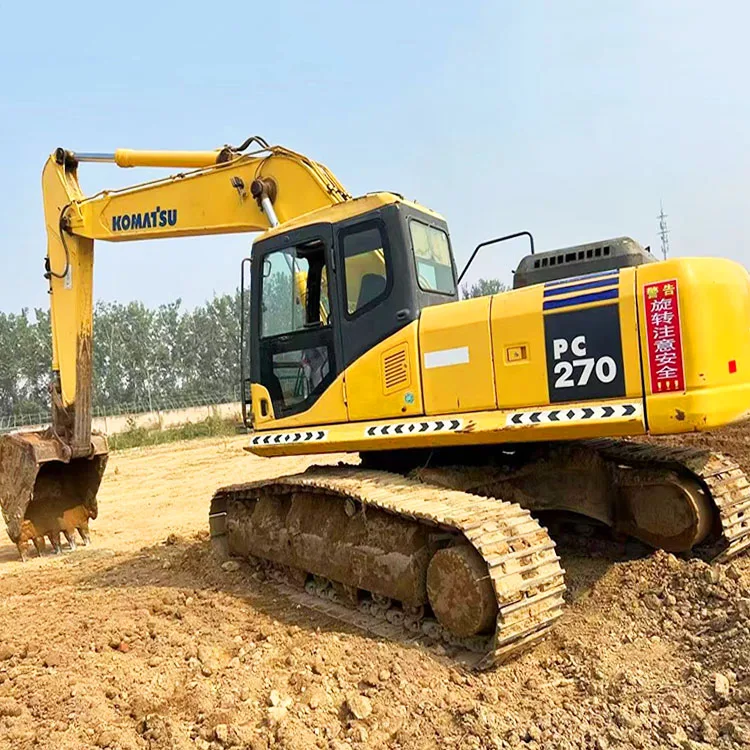 Factory Sale Large Size Used Excavators 27 Ton Komatsu PC270 Crawler Second Hand Digger Machine
