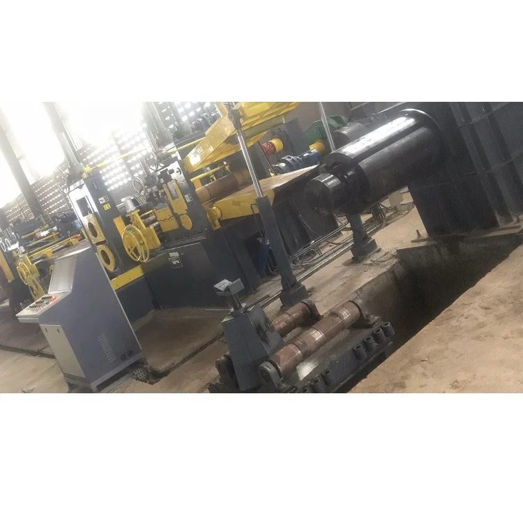 
HR steel strip flat bar slitting and cutting cut to length line 