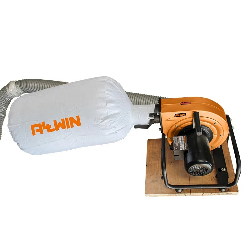 Economic model 750W portable dust collector wood workshop dust collector with 63L dust bag