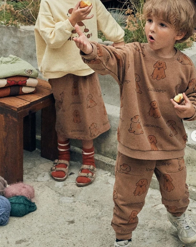 Winter Baby Clothes Suits New Arrive Kids Long Sleeve Sets High Quality Lovely Print Children 2 Pieces Baby Clothes