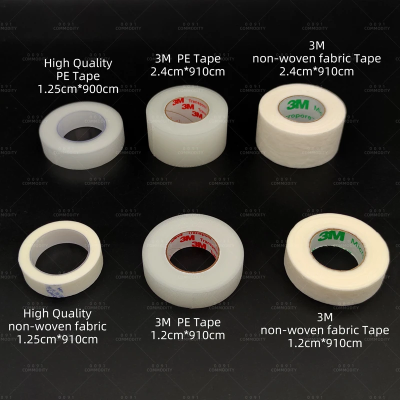 Professional Disposable Pink Breathable Adhesive Sticky Under Makeup Silicone Gel Extension Eyelash Tape Skin Lash Sensitive Eye