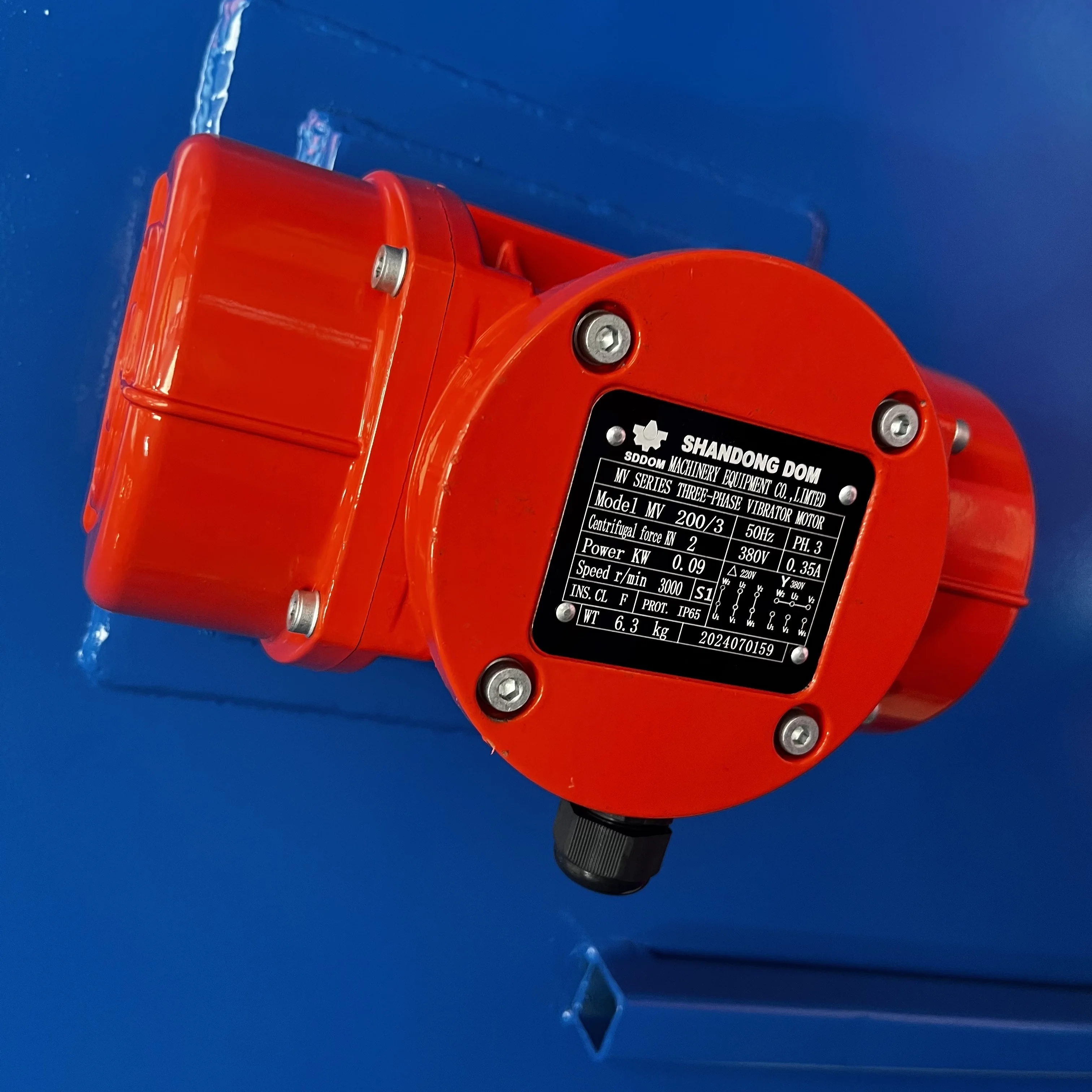 3000rpm Vibrator Vibration Motor 3 Phase Vibratory Motor for Brick Machine and Filling Machine