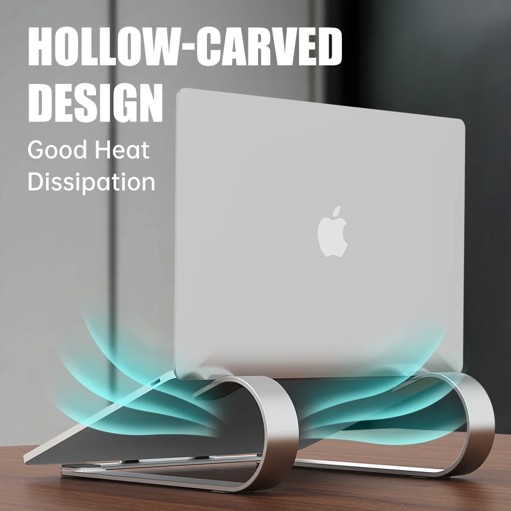 High Quality Folding Table Adjustable Viewing Angle Aluminum Monitor Holder Laptop Stand