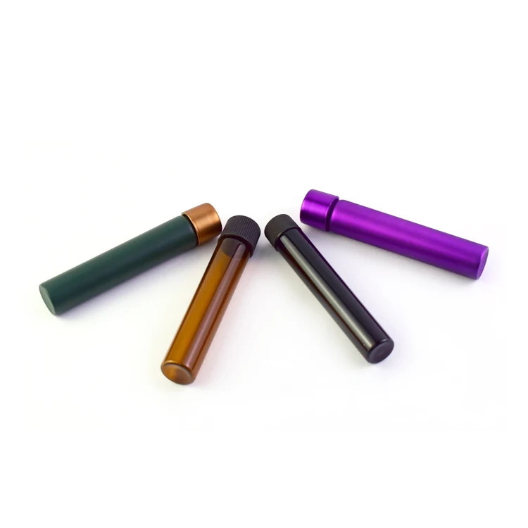 child resistant child proof frosted colored borosilicate cigar tube glass container bottle tubing packaging