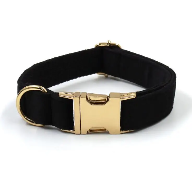RTS style Luxury fashion pet collar dog collar metal buckle designer dog collar leash