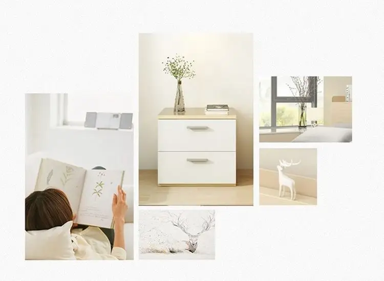 New Storage Cabinet Design Floating Wooden Nightstand Bed Side Table