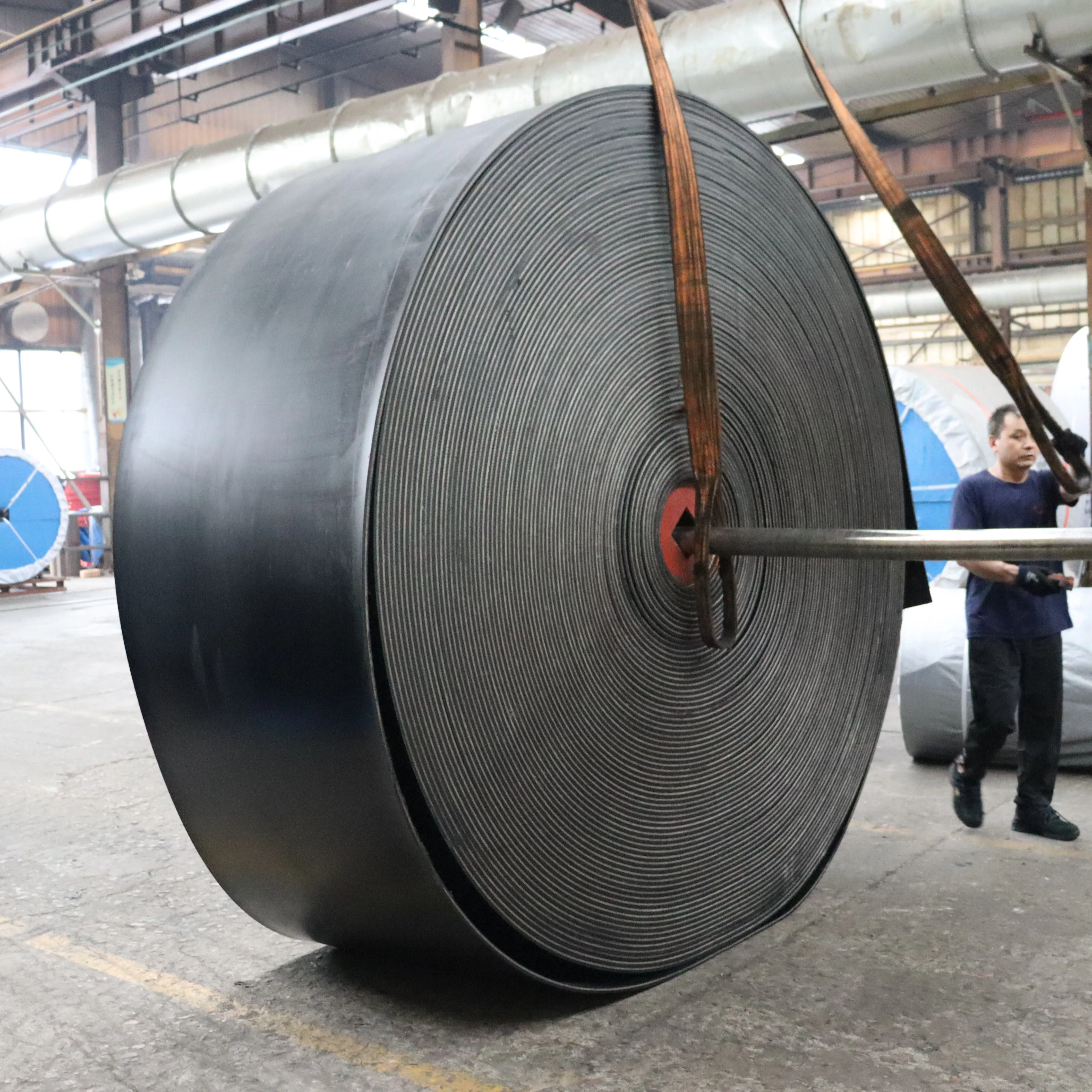 Moulded Cut Edge Iso Standard Industrial Nylon Conveyor Belt 20 Mpa