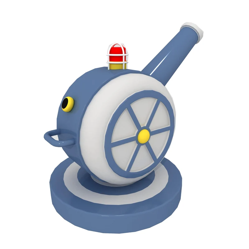 Interesting Kids Toddler Ball Shooter Playground Amusement Kids Blower Playground Gun Play Ball Blaster Air Blower Ball Cannons