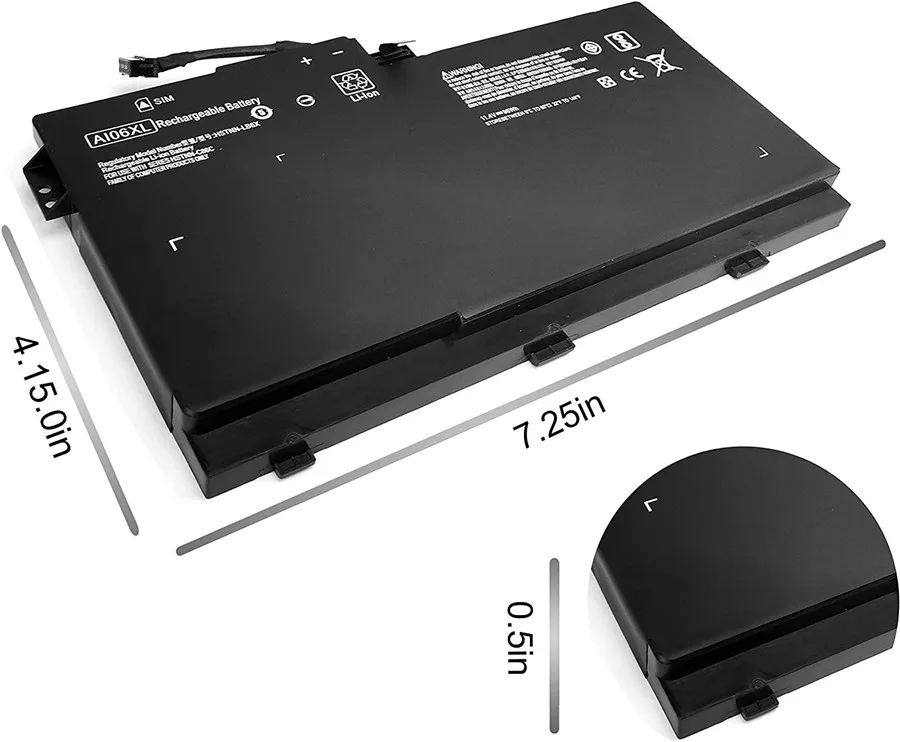 Rechargeable AI06XL original laptop battery for HP ZBook 17 G3 series HSTNN-C86C HSTNN-LB6X Laptop battery
