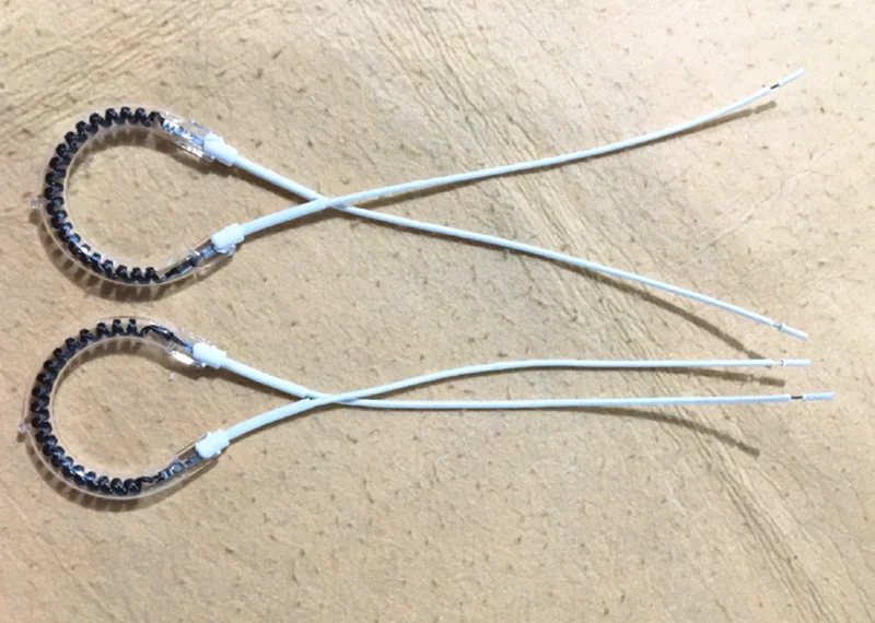 400 Вт кварцевое стекло галогенная длинная волна инфракрасный нагреватель лампа трубка для сушки краски