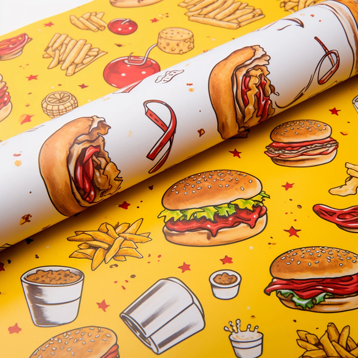 custom biodegradable recyclable disposable resistant food grade packaging greaseproof paper for burger wrapping