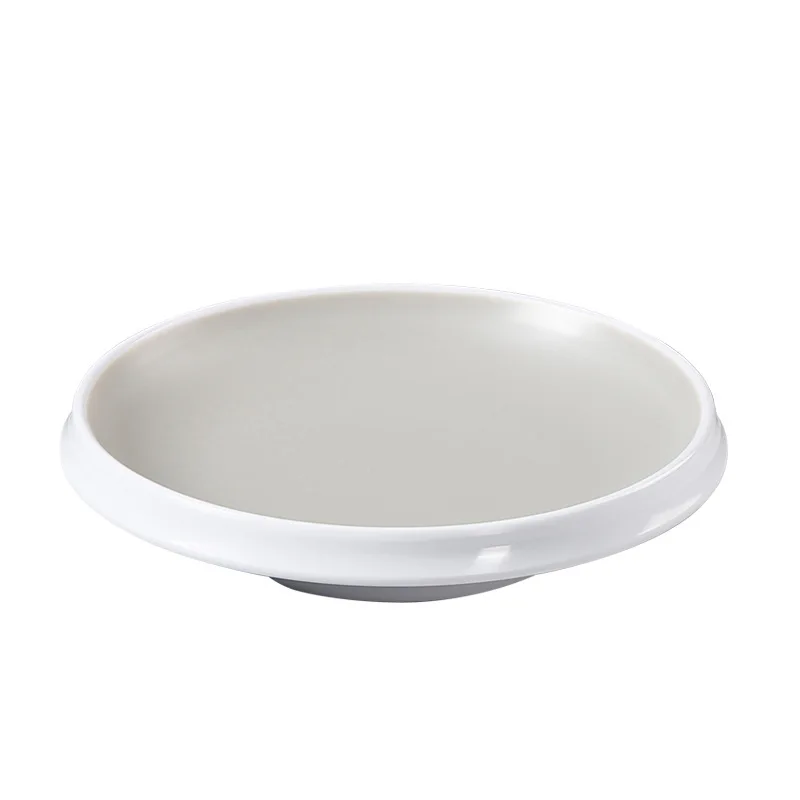 Factory wholesale melamine Japanese round hot stamping cake dessert plate suitable for family restaurants and hotels