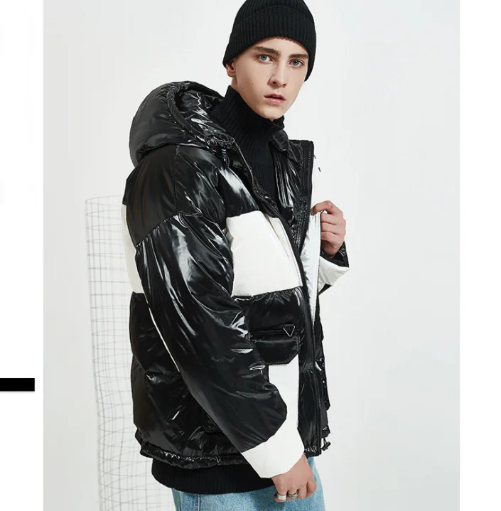 Оптовая продажа, OEM/ODM, высококачественное зимнее пальто на молнии, мужское пуховое пальто