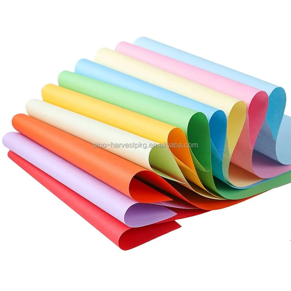 Высокое качество 135gsm A4 Размер печатная цветная бумага для творчества детей креативная Ручная работа в офисе