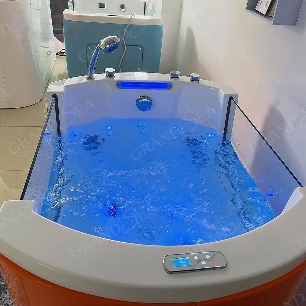 Различные модели индивидуальная домашняя отдельно стоящая детская спа-ванна джакузи акриловая стеклянная ванна крытая Ванна