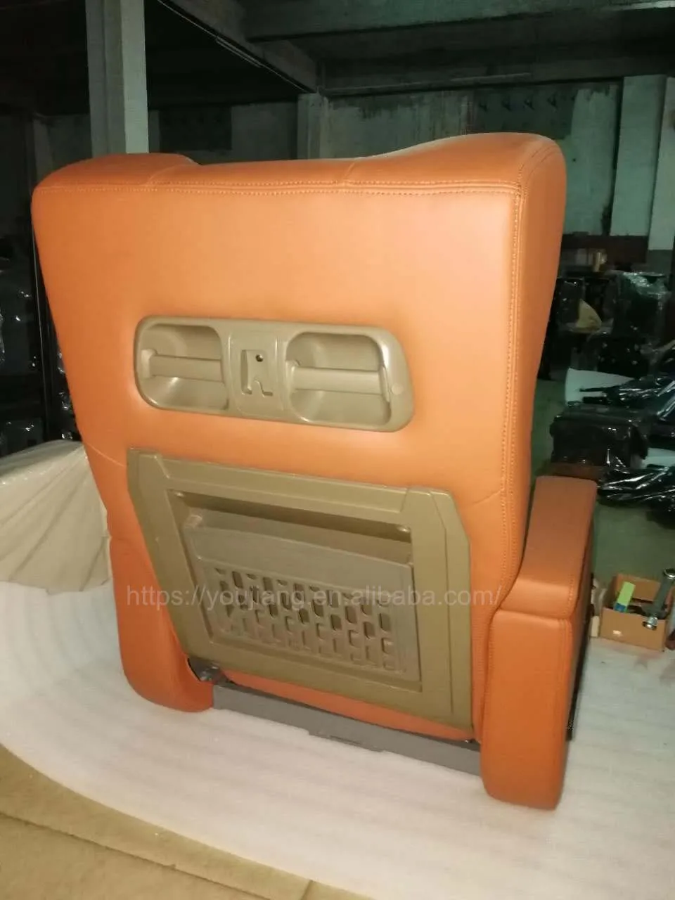 VIP bus passenger seat with USB charging