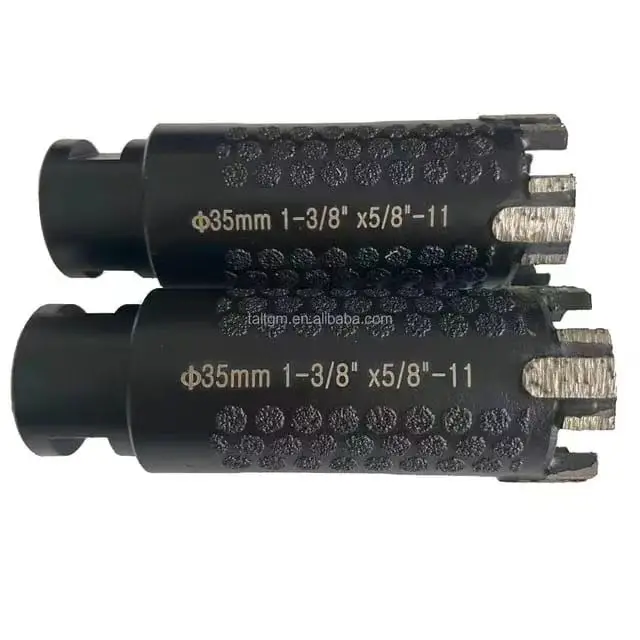 Diameter 35mm 5/8-11 Dry Used Diamond Core Drill Bits For Drilling Granite Stone