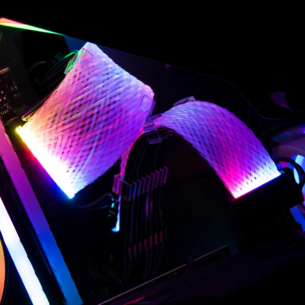 Удлинительный кабель RGB для блока питания аргиб 3*8(6 + 2)Pin синхронное управление комплект удлинительных кабелей в