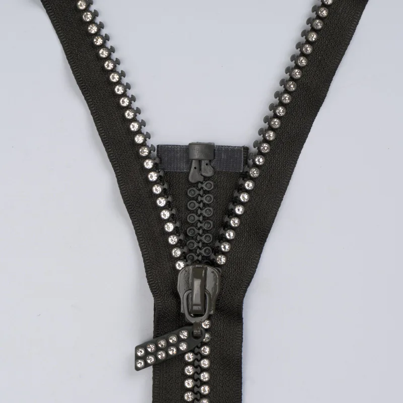 Заводская молния, модная дизайнерская молния с кристаллами и камнями