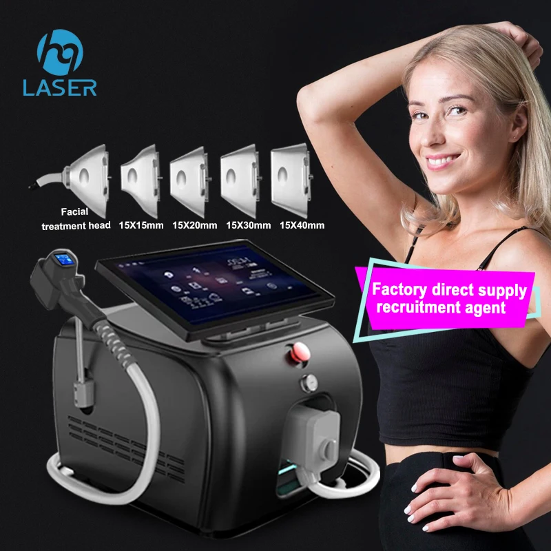 HONGQI Diode Laser 755 808 940 1064 Portable Diode 808 Laser Hair Removal Personal Use 808 Diode Laser Hair Removal Machine