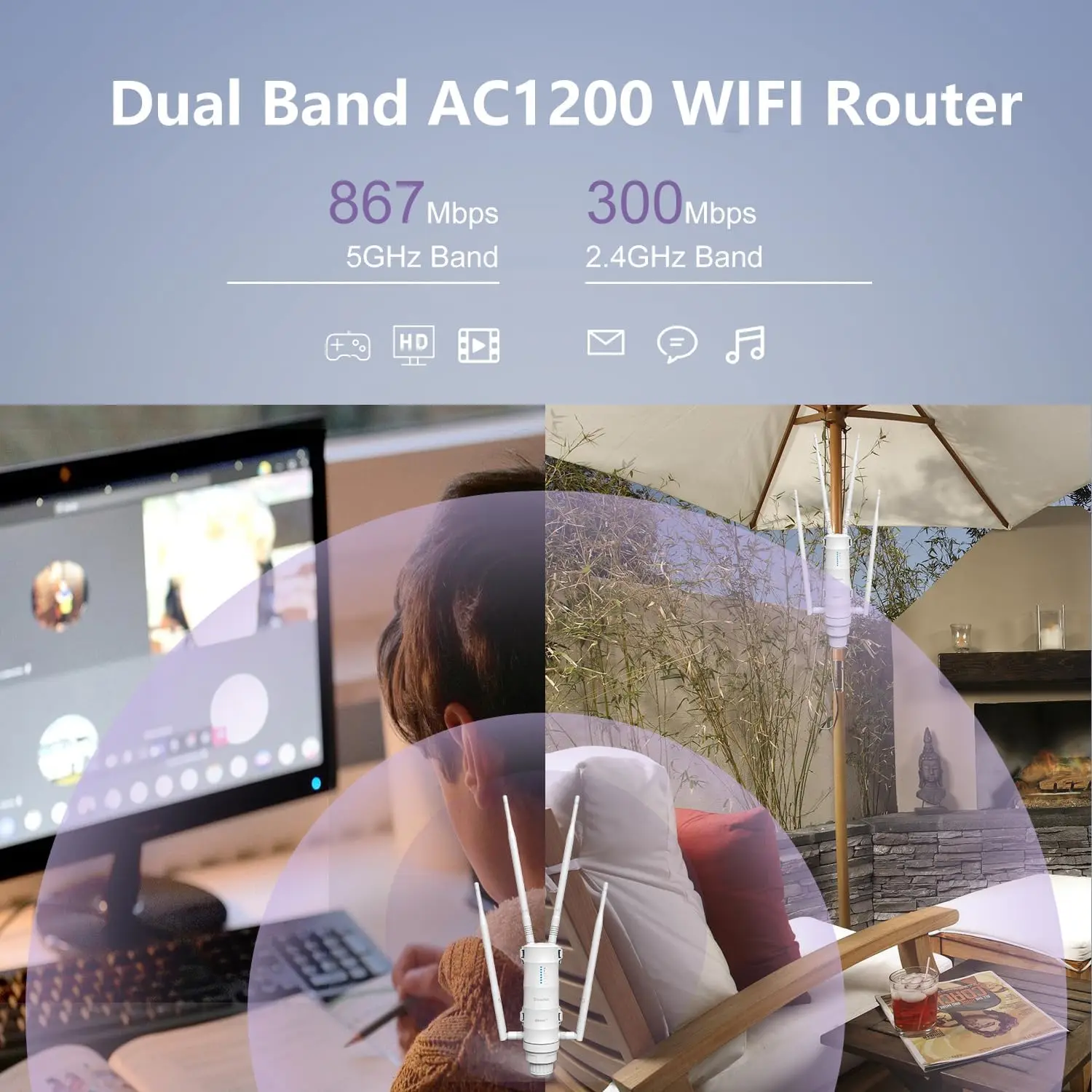 Высококачественный маршрутизатор Antena 5g Zte Wavlink Ac1200 24g поддерживает s-карту Lte Huawei Sim предприятие оптом