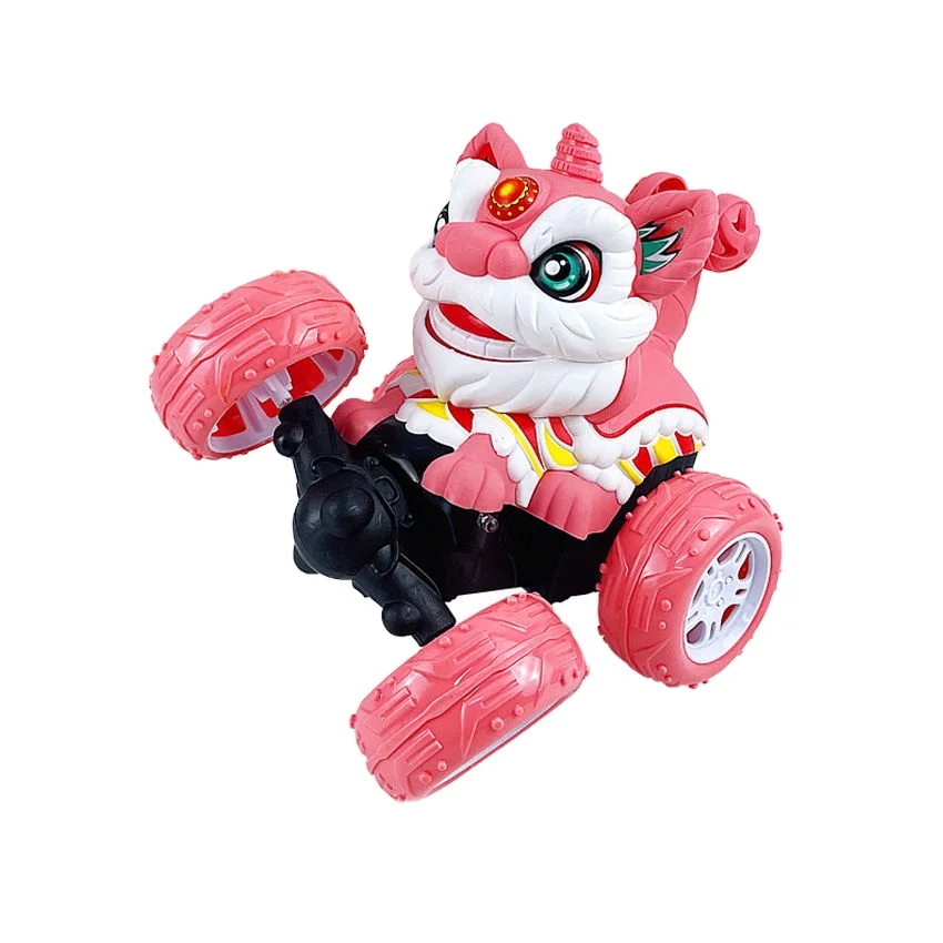 Remote control tumbling lion dance stunt car bunny stunt car cat stunt car