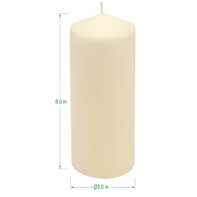 Trimmer wicks long-burning wax Pillar Candles for a stunning Party Event