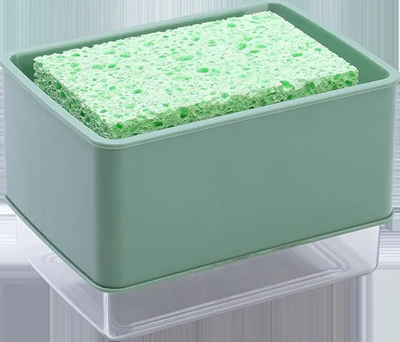 New  style 2 in1 Soap Dispenser and Sponge Dish Soap Dispenser for Kitchen Innovative Holder Countertop Soap Pump Dispenser