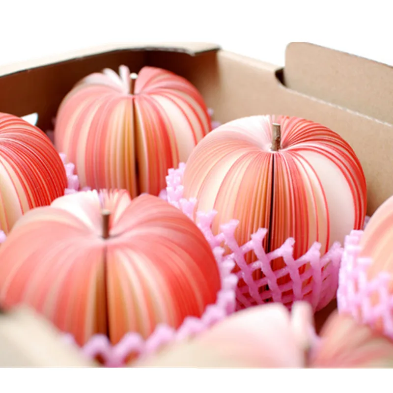 Customized Fruit notes memo pad printing notes memo pads set