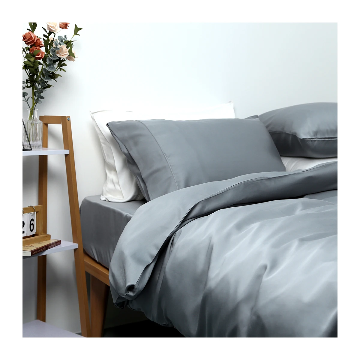 Wholesale Oeko Certified Bamboo Sheets Luxury 100% Bamboo Lyocell Sheets Bedding Vegan Silk Lyocell Bed Sheets Bedding Set