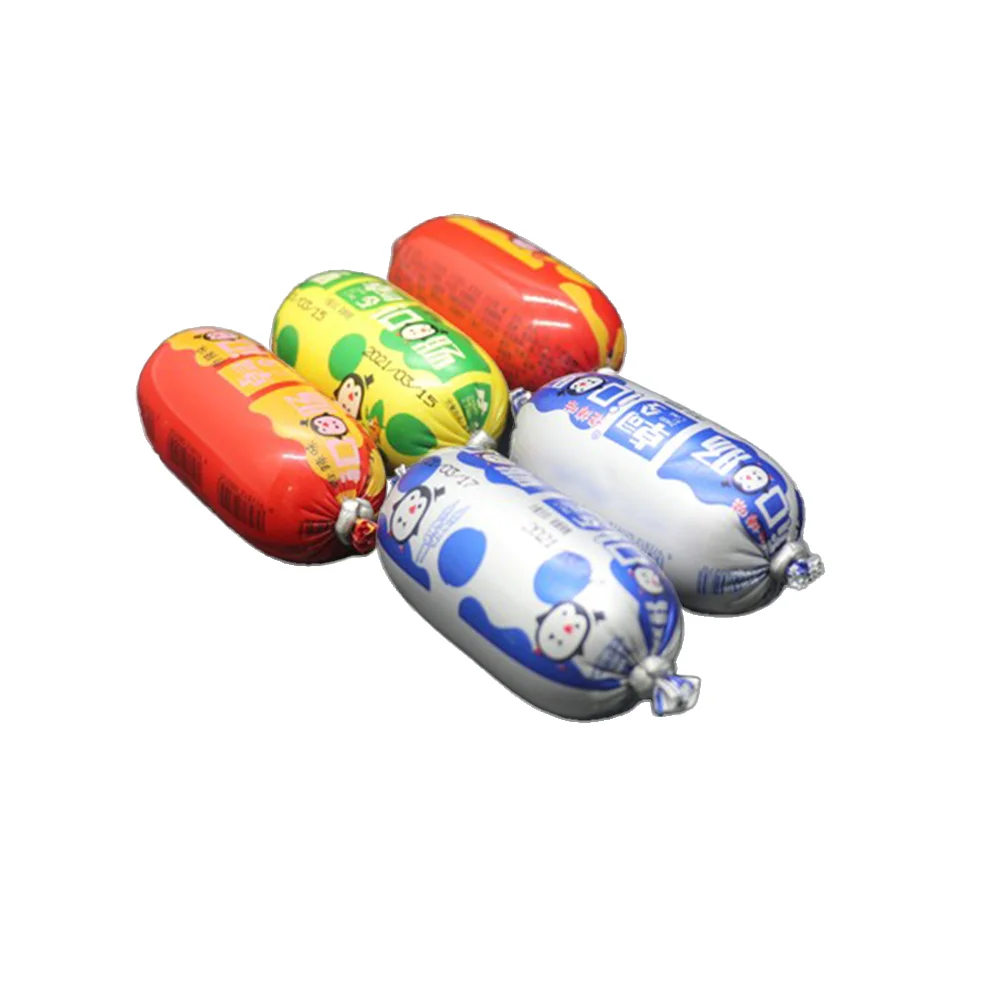 Sausage Casing Food Packing Film High Barrier Wholesale Plastic Nylon Sausage Casing Roll Film Can Printing