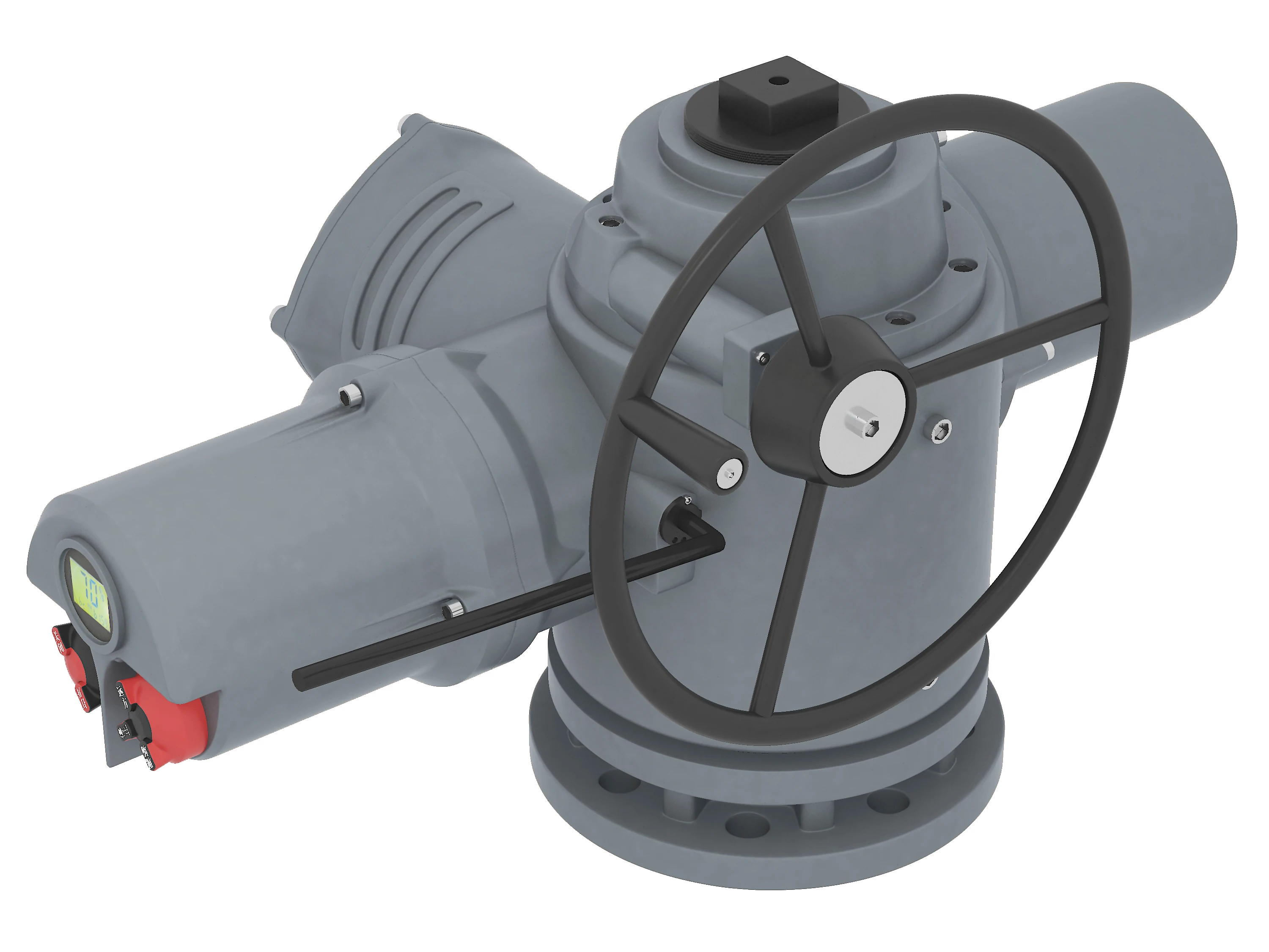 IP68 Intelligent Electric  actuator input singal 4-20ma 380V/220V With Gate  Electric  actuator