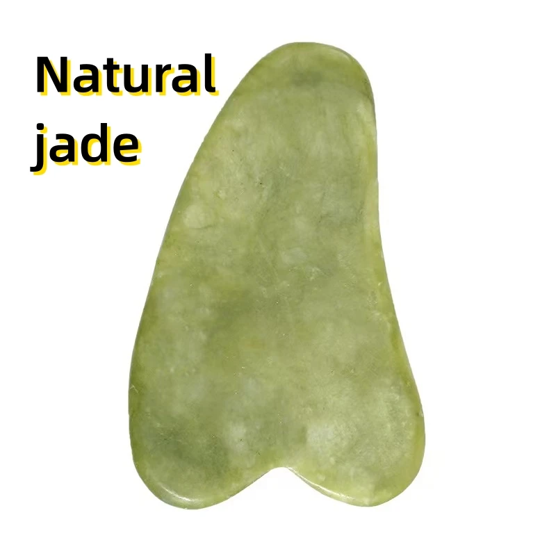 Hot OEM Guasha Stone Board Portable Skin Therapy Facial Massager Lift Body Slimming Accessories Heart Shape