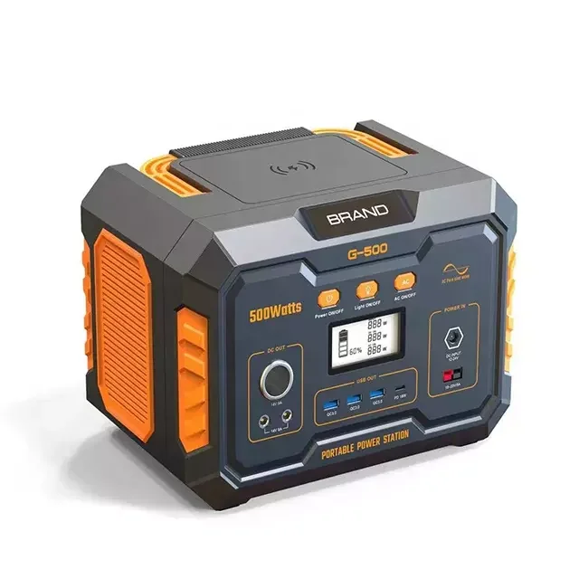EU Stock 500W Solar Generator Lithium Battery Outdoor Power Bank 500 Watt Portable Solar Power Station