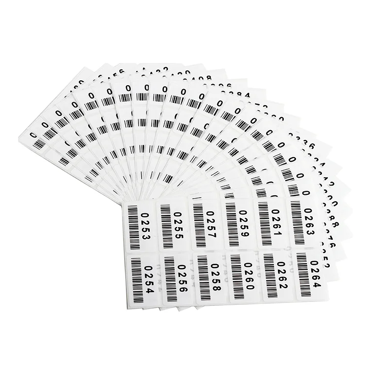 Printing Custom Self Adhesive Waterproof Product Vinyl Packing Label,Printed Label Random Barcode Stickers